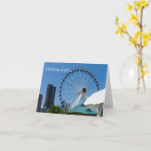 Centennial Ferris Wheel denking van uw Kaart (Gele Bloem)