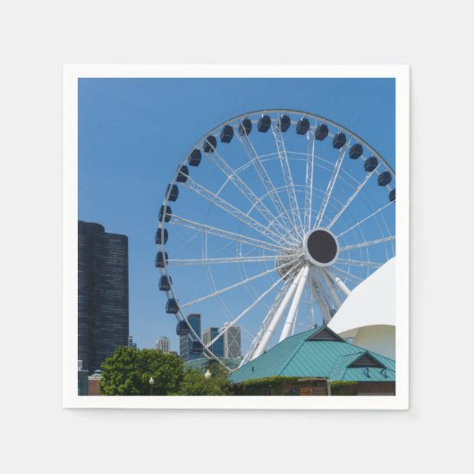 Centennial Ferris Wheel Servetten (Voorkant)