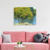 Centennial Lake in Ellicott City Maryland Canvas Afdruk (Insitu (Woonkamer))