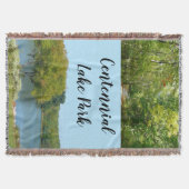 Centennial Lake in Ellicott City Maryland Deken (Voorkant)