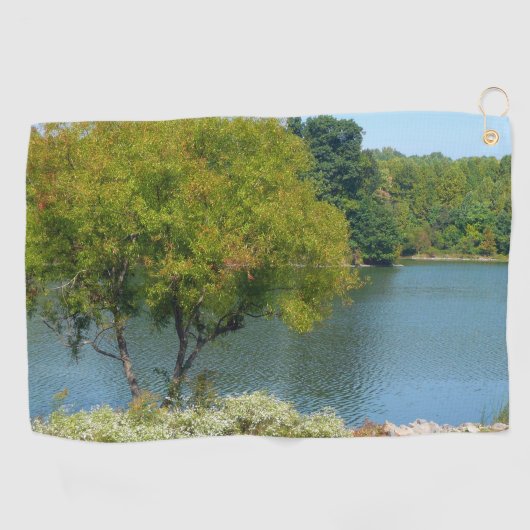 Centennial Lake in Ellicott City Maryland Golfhanddoek (Horizontaal)