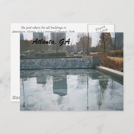 Centennial Olympic Park Briefkaart (Voorkant / Achterkant)