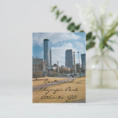 Centennial Park en Downtown Atlanta Briefkaart (Staand voorkant)