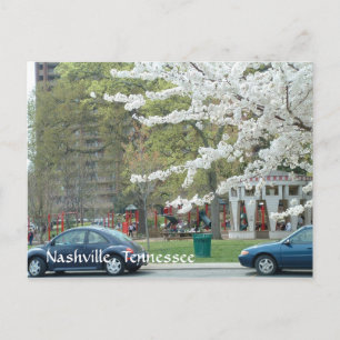 Centennial Park in het voorjaar Briefkaart