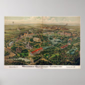 Centennial Park  Nashville (kaart 1897) Poster (Voorkant)