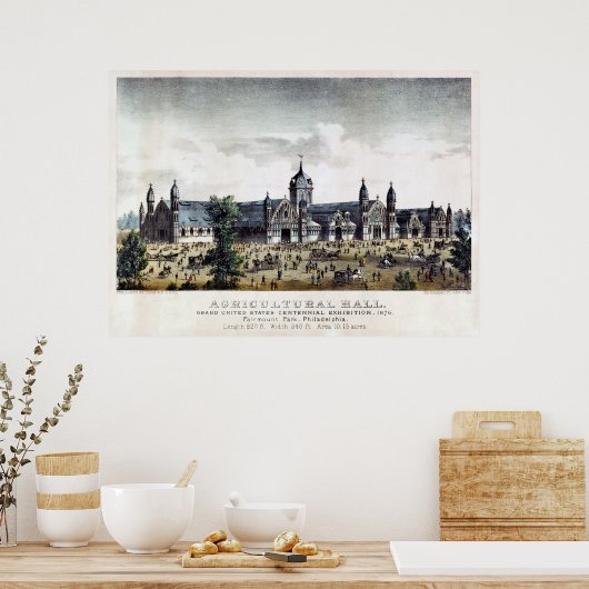 Centennial Philadelphia 1876 Poster (Keuken)