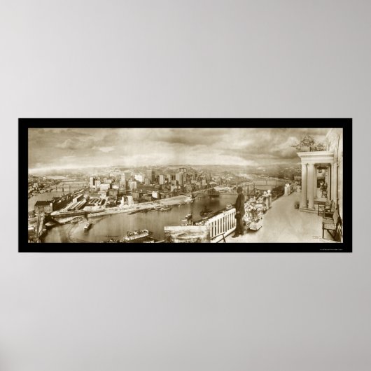 Centennial Pittsburgh Foto 1909 Poster (Voorkant)