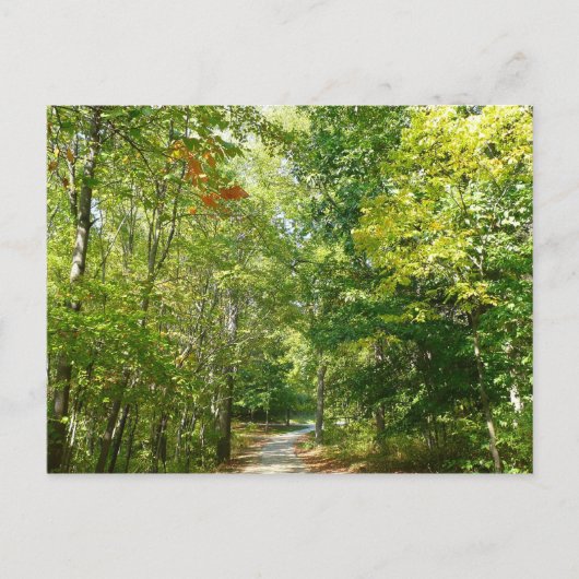 Centennial Wooded Path I Ellicott City Natuur Briefkaart (Voorkant)