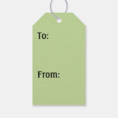 Centennial Wooded Path I Ellicott City Natuur Cadeaulabel (Achterkant)