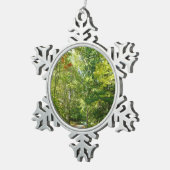 Centennial Wooded Path I Ellicott City Natuur Tin Sneeuwvlok Ornament (Rechts)