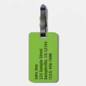 Centennial Wooded Path II Ellicott City Maryland Bagagelabel (Achterkant verticaal)