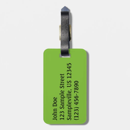 Centennial Wooded Path II Ellicott City Maryland Bagagelabel (Achterkant verticaal)