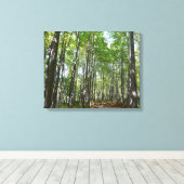 Centennial Wooded Path II Ellicott City Maryland Canvas Afdruk (Insitu (Houten vloer))