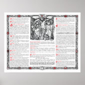 Center Altar Kaart Poster (Voorkant)