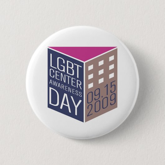 Center Awareness Day '09 Ronde Button 5,7 Cm (Voorkant)