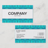 Center Band - Aqua Blue Festival Visitekaartje (Voorkant / Achterkant)