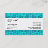 Center Band - Aqua Blue Festival Visitekaartje (Achterkant)