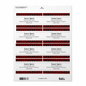 Center Band II - Archimedes Pattern Etiket (Full Sheet)