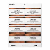 Center Band II - Martian Sandstorm Etiket (Full Sheet)