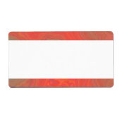 Center Band - Rode Marmer Etiket (Voorkant)