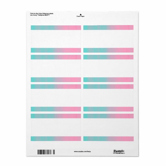 Center Band - Soap Sandwich Etiket (Full Sheet)