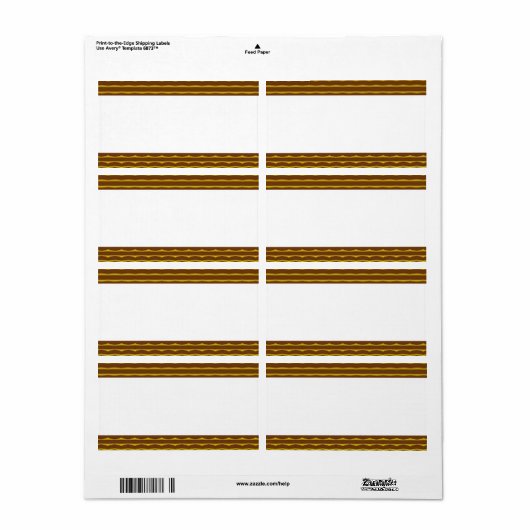 Center Band - Wavy Brass Etiket (Full Sheet)