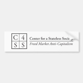 Center for a Stateless Society for your bumper Bumpersticker