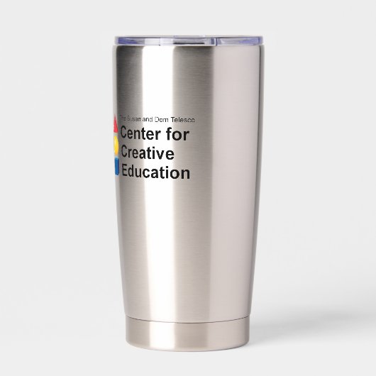 Center for Creative Education Thermal Tumbler Geïsoleerde Drinkbeker (Voorkant)