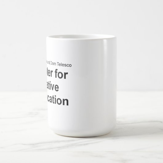 Center for Creative Education Thermal Tumbler Koffiemok (Center)