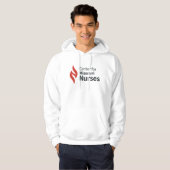 Center for Missouri Nurses Witte Hoodie (Voorkant volledig)