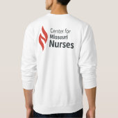 Center for Missouri Nurses Witte Sweatshirt (Achterkant)