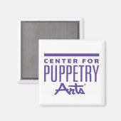 Center for Puppetry Arts Magnet (White) (Voorkant / Achterkant)