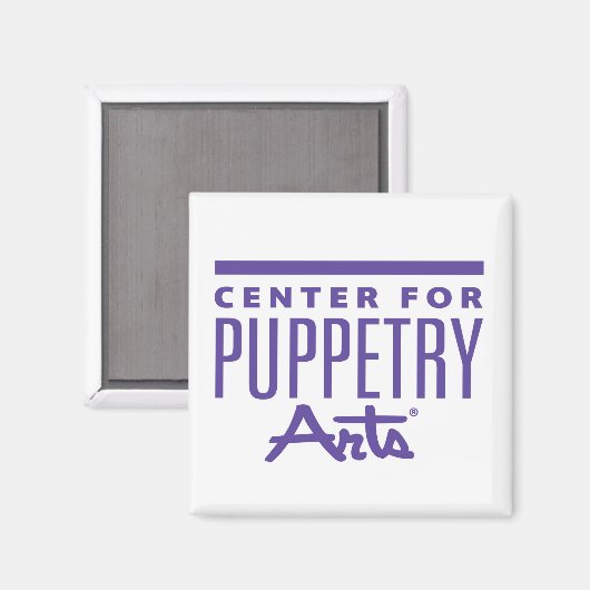 Center for Puppetry Arts Magnet (White) (Voorkant / Achterkant)