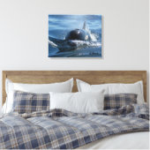 Center for Whale Research - Canvas print (Insitu (Slaapkamer))