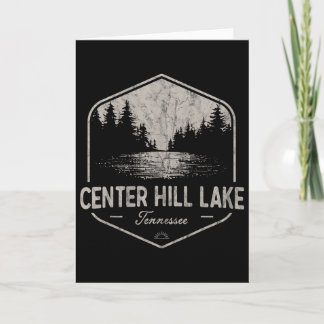 Center Hill Lake Tennessee Outdoors Vintage Kaart