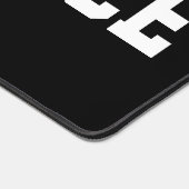 CENTER ICE Athletic White Hockey Text On Black Bureaumat (Hoek)