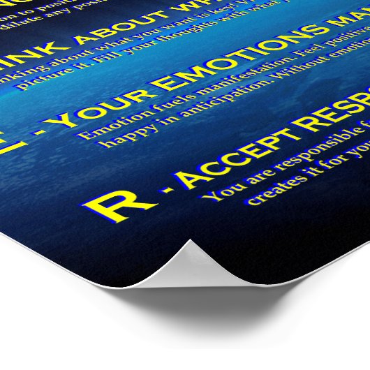 CENTER jezelf! Poster (Hoek)