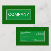 Center Label II - Groen met groen 006600 (Voorkant / Achterkant)