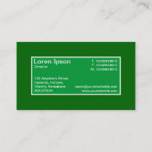 Center Label II - Groen met groen 006600 (Achterkant)