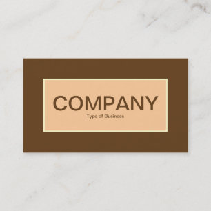 Center Label II - Zand met Brown 633D18