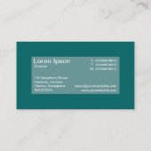 Center Label - Ocean Green met Blauwgroen 006666 (Achterkant)