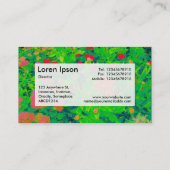 Center Label v3 - Psychedelic Flower Bed (Achterkant)