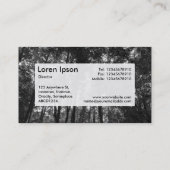 Center Label v3 - Woodland Canopy 02 BW (Achterkant)