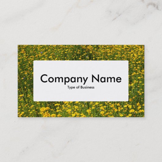 Center Label v4 - Bed of Yellow Daisies (Voorkant)