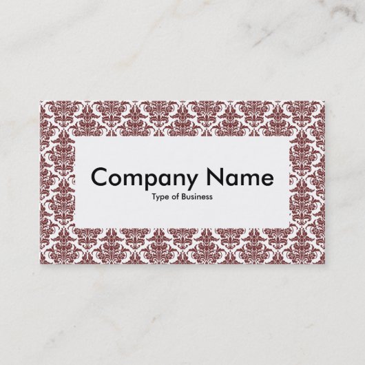 Center Label v4 - Dk Brown Damask (Voorkant)