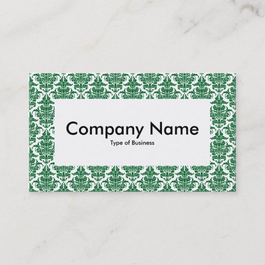 Center Label v4 - Forest Green Damask (Voorkant)