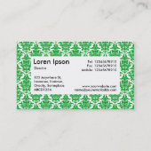 Center Label v4 - Grass Green Damask (Achterkant)
