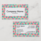 Center Label v4 - Hexagon Patroon 02 (Voorkant / Achterkant)