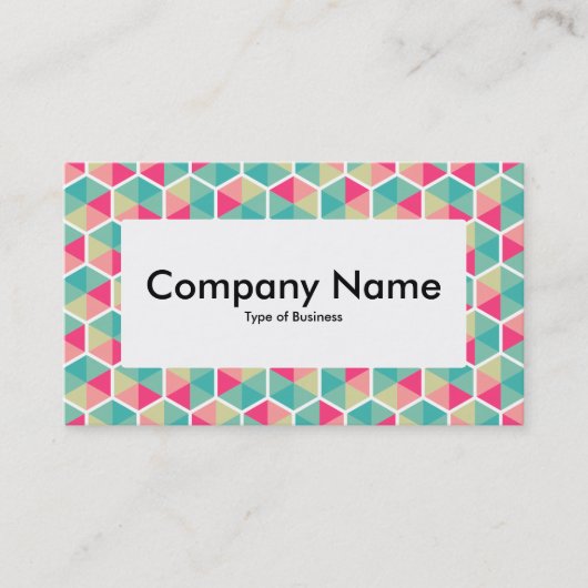 Center Label v4 - Hexagon Patroon 02 (Voorkant)