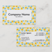 Center Label v4 - Hexagon Patroon 03 (Voorkant / Achterkant)